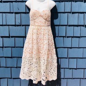 Lace white / cream dress